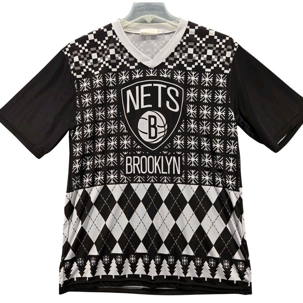 NBA Brooklyn Nets SGA Jersey Shirt Christmas Stadium Giveaway Men's L